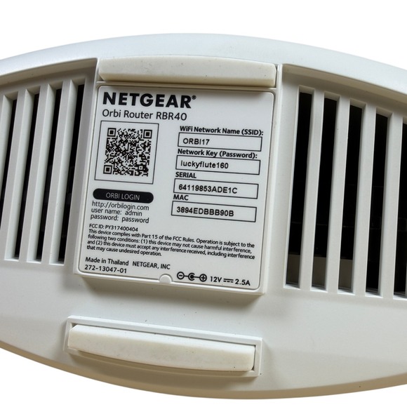 Netgear Orbi Router RBR40 WiFi System AC2200‎ Tri-Band Mesh WiFi Wireless Router - Picture 6 of 9